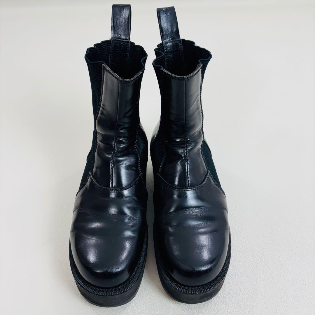 2734　MILO　ヨウジヤマモト　サイドゴアブーツ 厚底ブーツ　ブラック