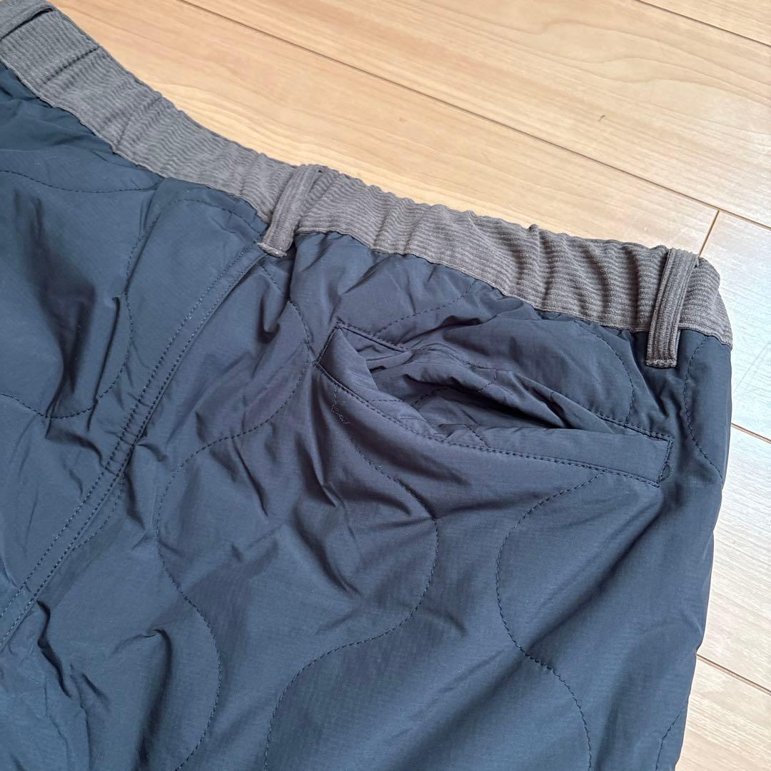 クリフメイヤー中綿キルトクライミングパンツ（ブラック）メンズL（レディースXL）