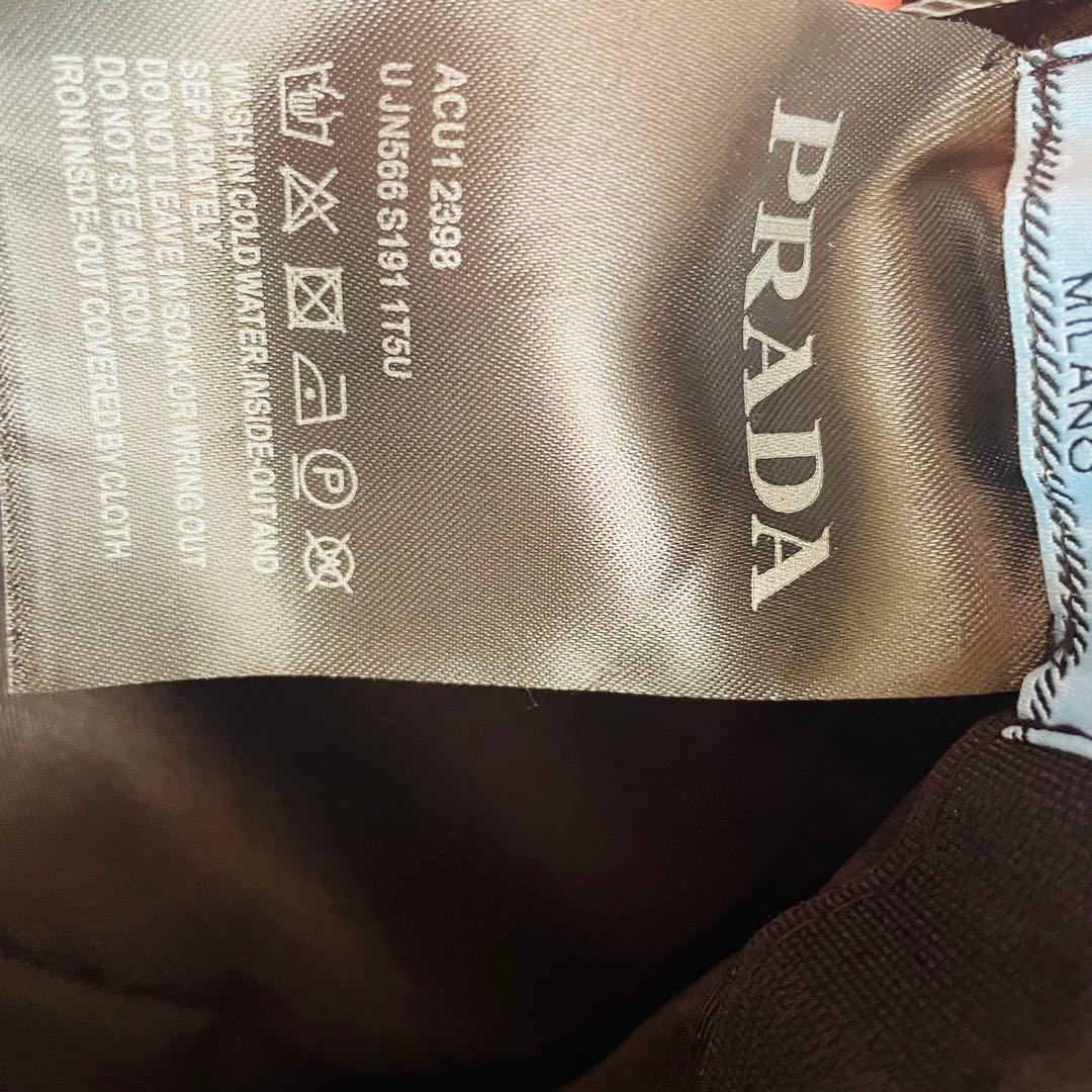 【美品】PRADA ブラック バケットハット