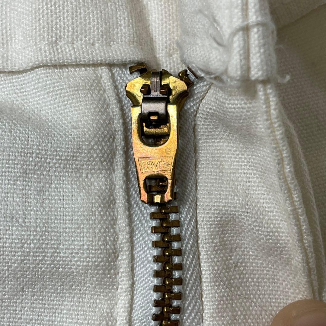 レア USA製 リーバイス ドッカーズ 2タック コットン リネン スラックス