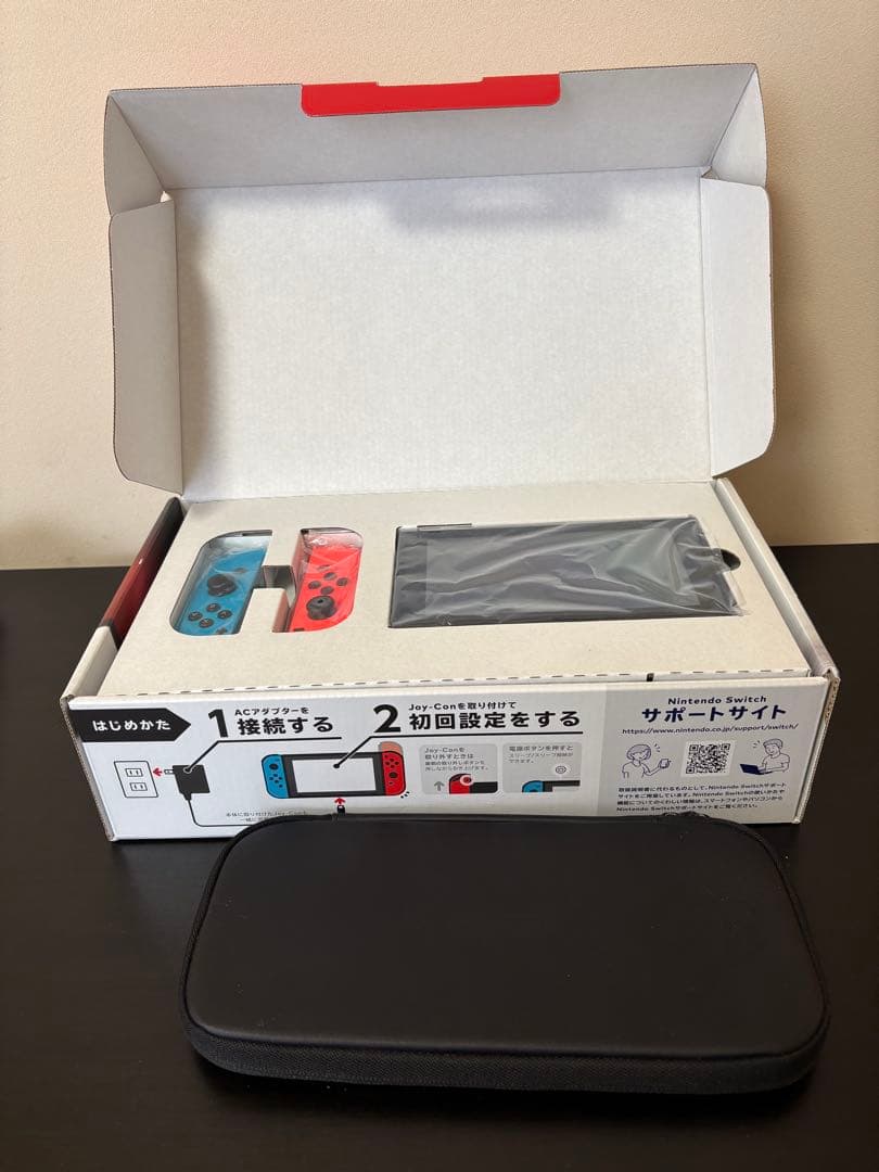 スイッチ本体、ケース付き