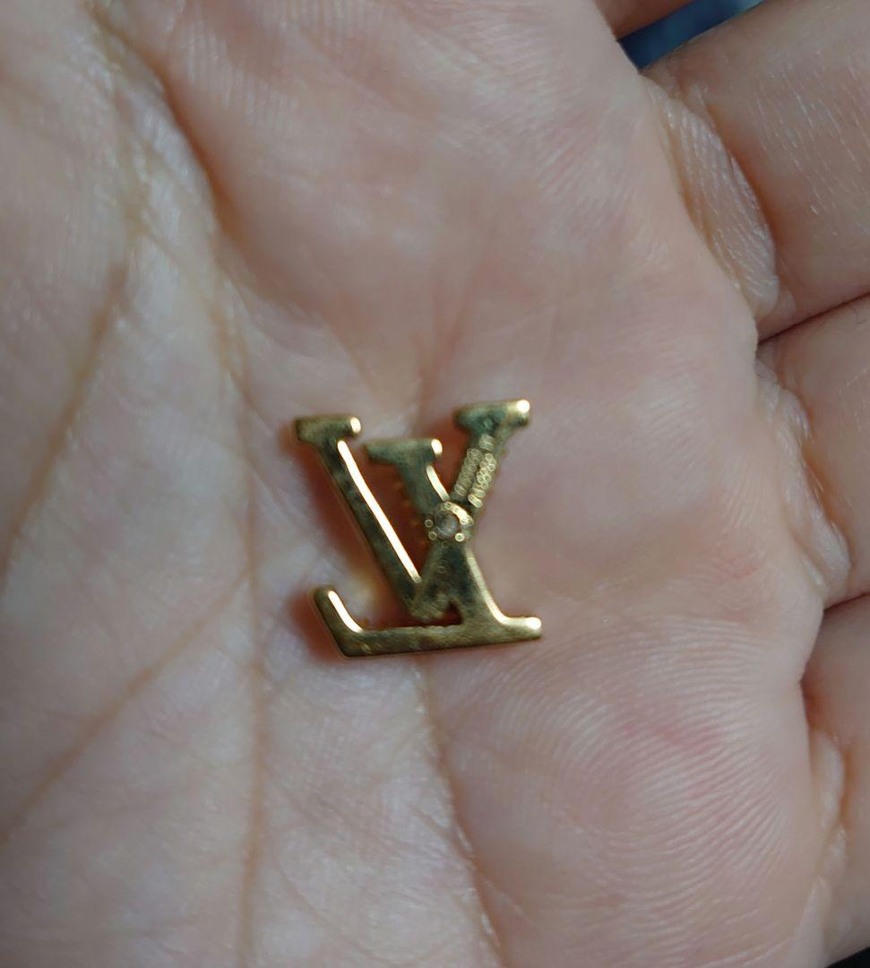 LVロゴ クリスタルピアス(片耳用)