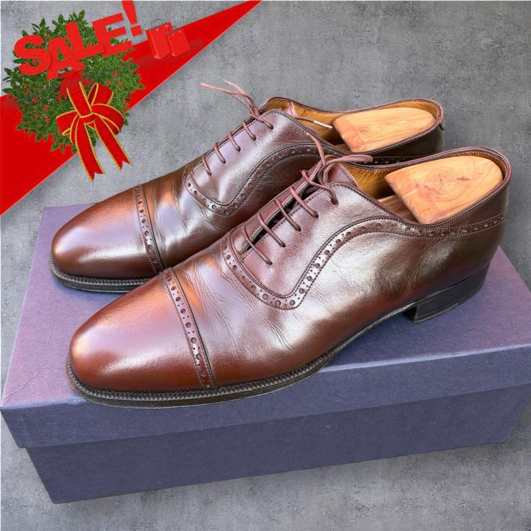 【クリスマス特価】エンツォボナフェ × BEAMS クォーターブローグシューズ