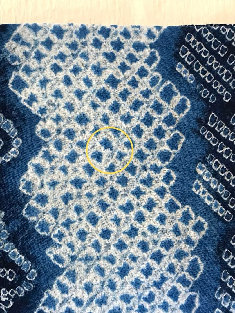 【有松絞り】レディース 浴衣　藤