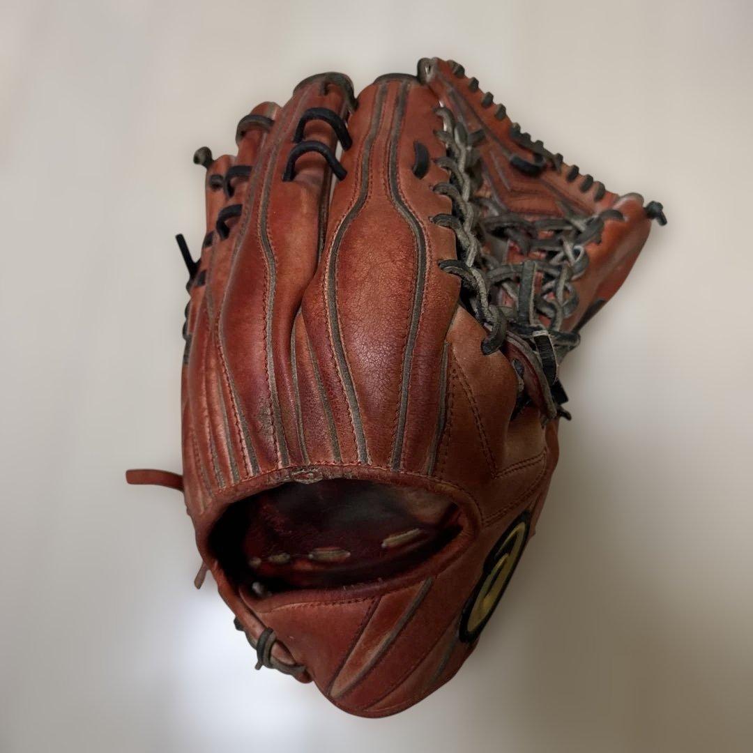 2日間限定値下げ！Asics ゴールドステージオレンジ 硬式右投げ用 グローブ