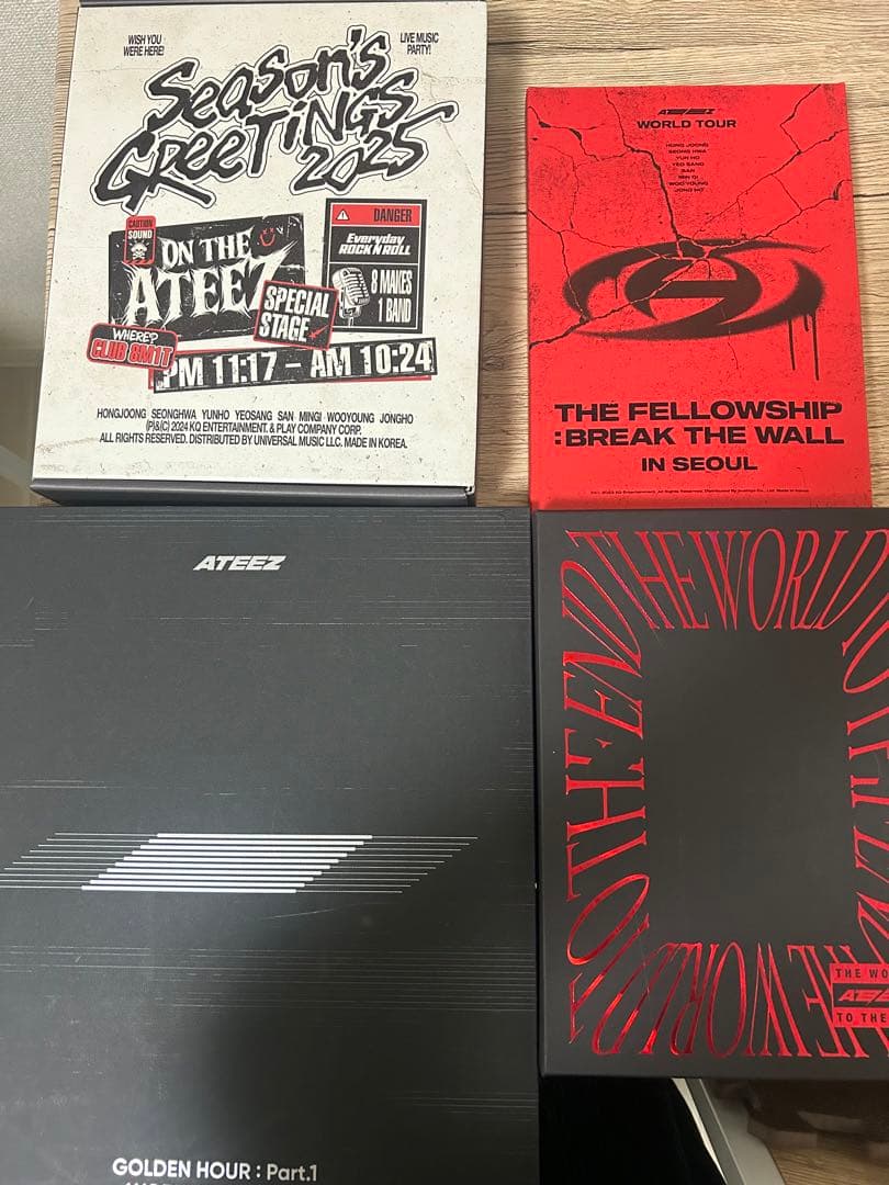 ATEEZ DVDセット　season's greeting まとめてセット