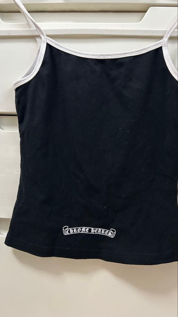 CHROME HEARTS クロムハーツ デザイン ブラックキャミソール