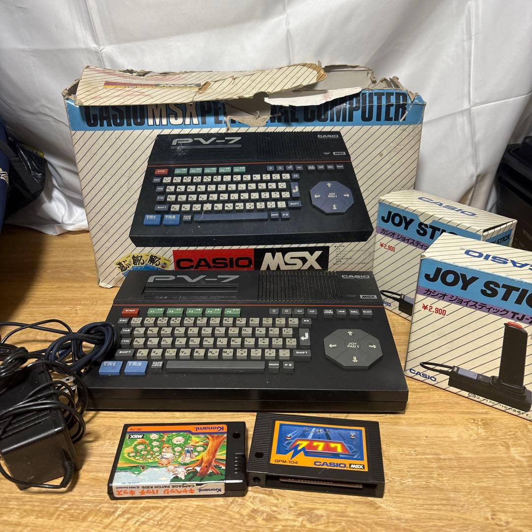 CASIO PV-7 MSX ゲーム機　ジャンク扱い