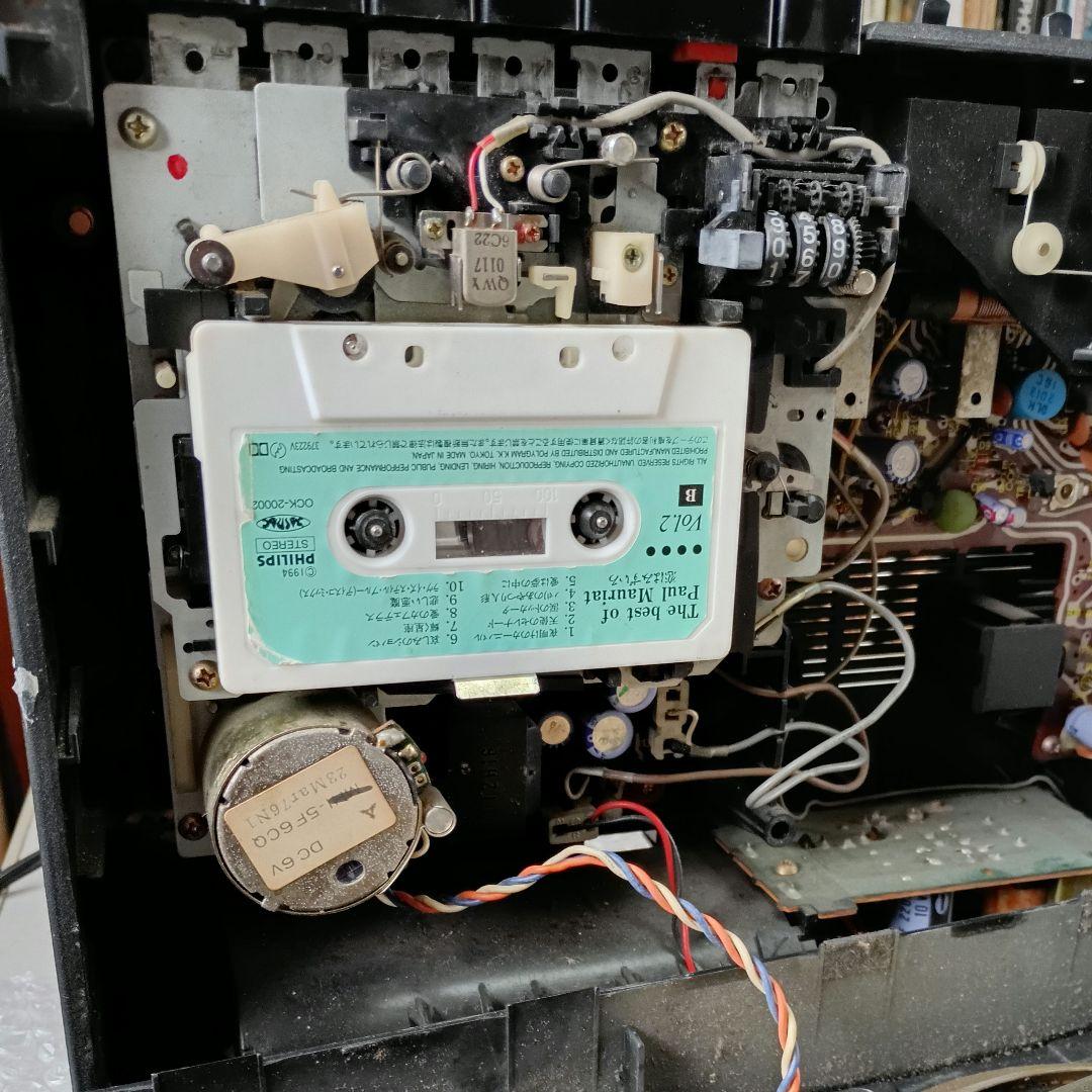 ラジカセ　ナショナルRQ-556　【整備、動作品】