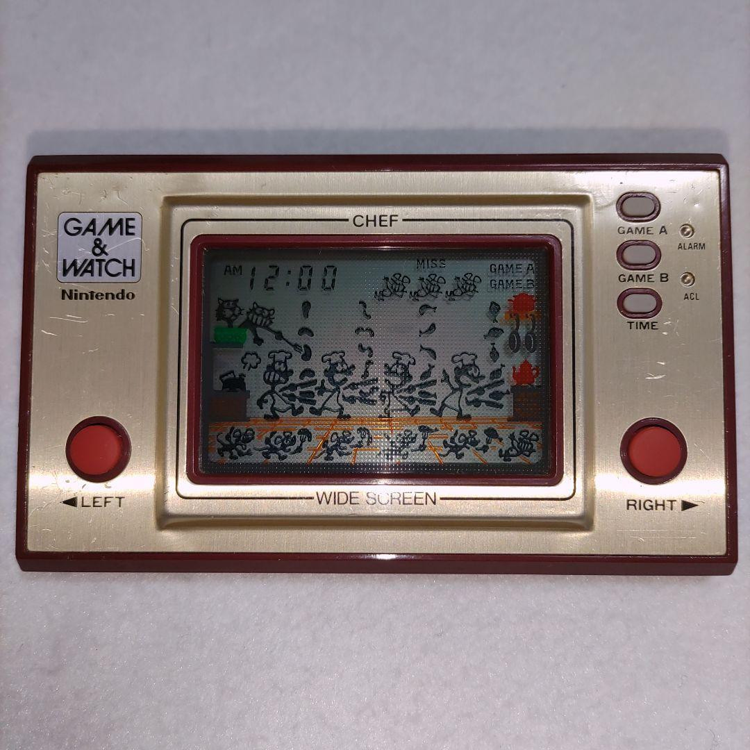ゲーム＆ウォッチ ワイドスクリーン　シェフ