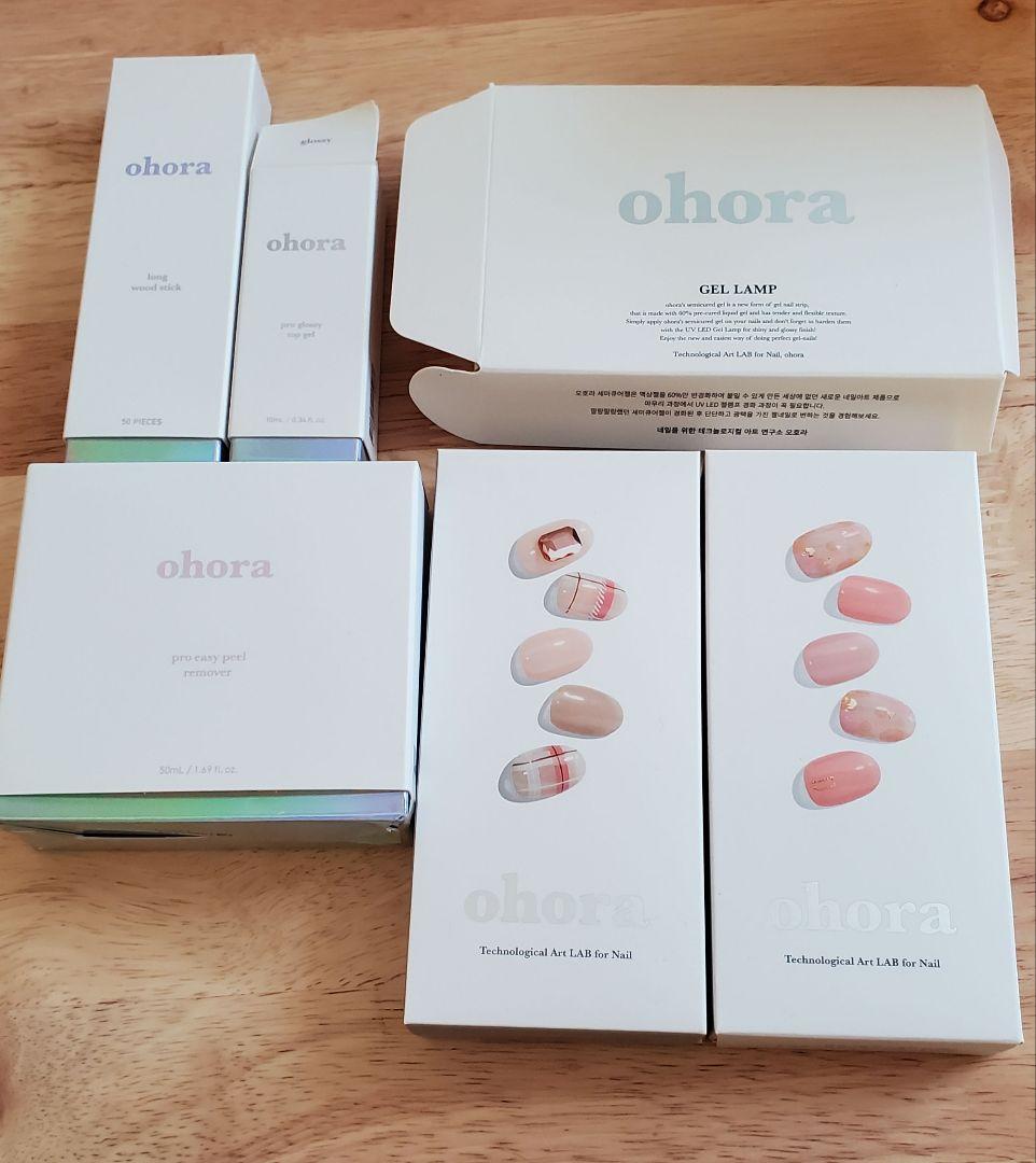 ohora ジェルネイルシール セット　スターターキット　トップコート付　初心者