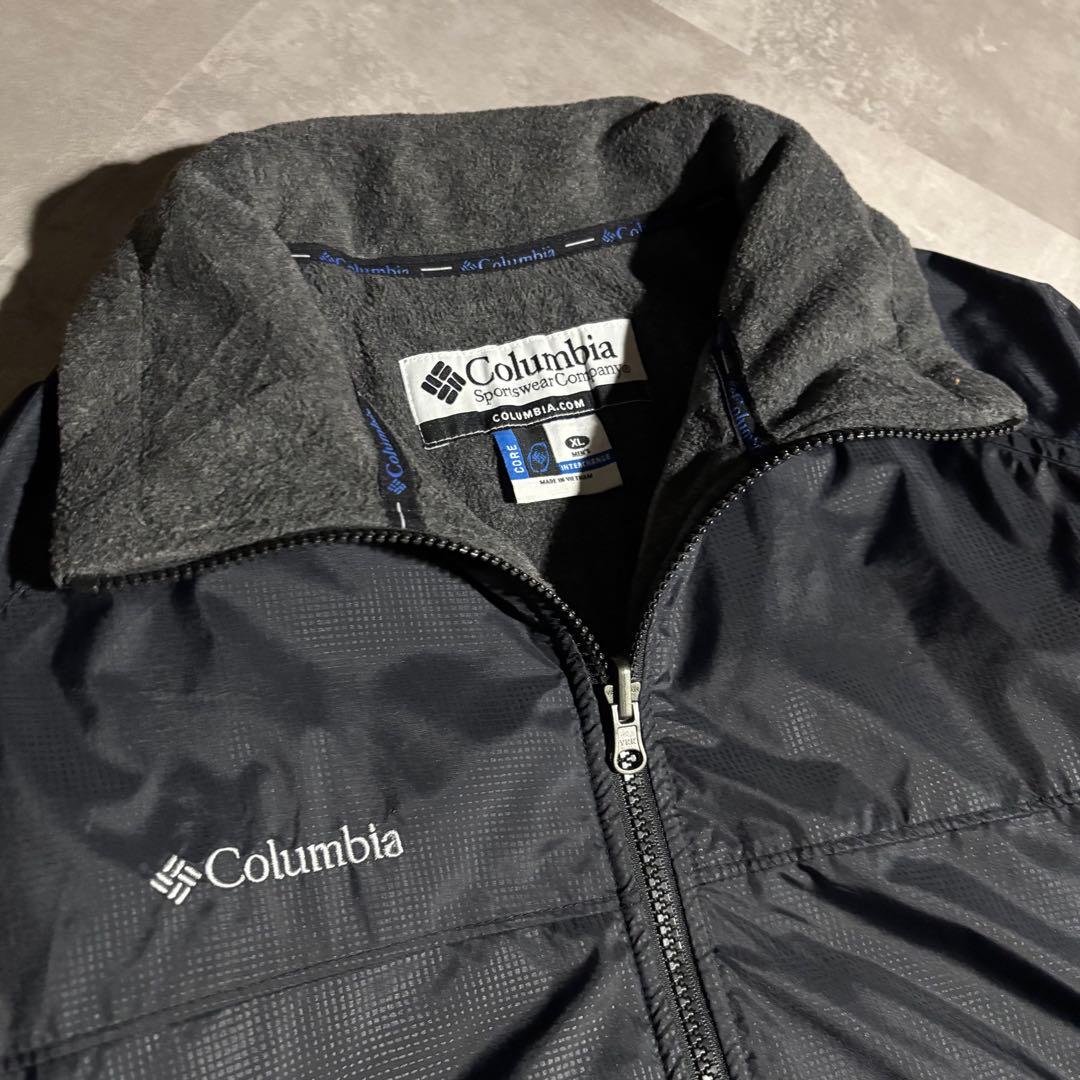 00s コロンビア Colombia パフジャケット　シェルドシンチラ型　黒