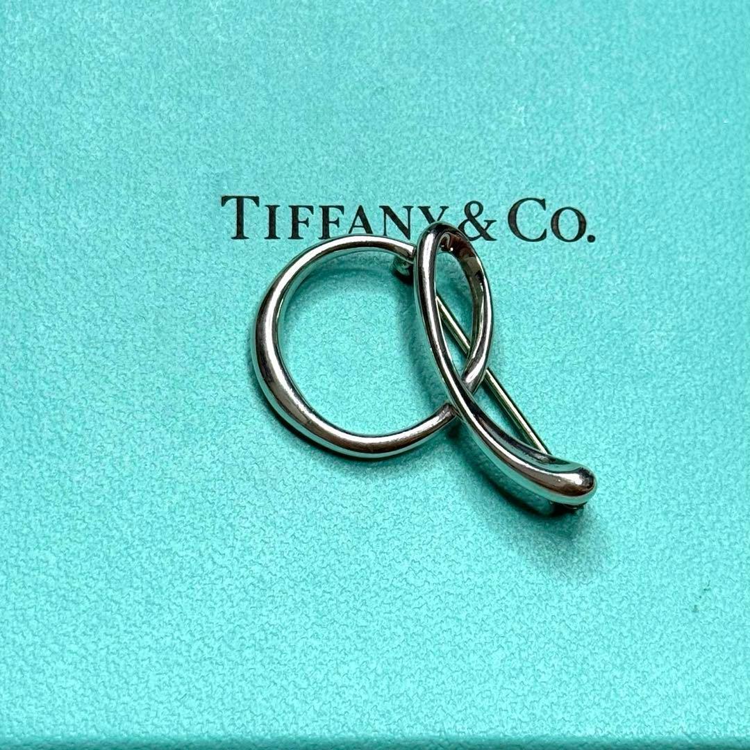 【美品】ティファニー ブローチ シルバー SV925 イニシャル
