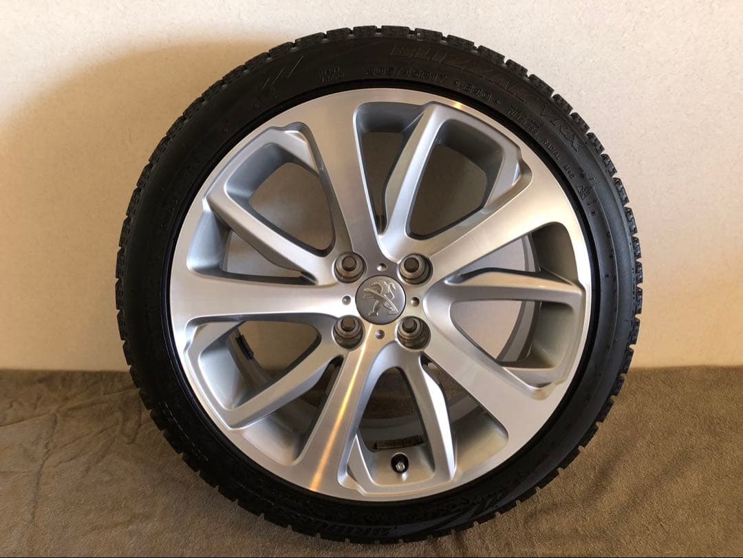 超美品！処分価格ブリヂストン扁平スタッドレス➕プジョー208GTi純正アルミ4本