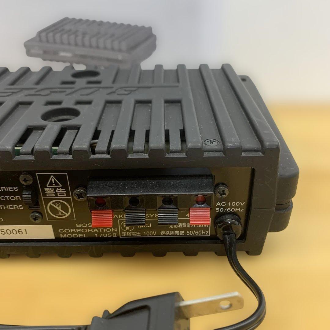 BOSE 1705Ⅱ ステレオパワーアンプ メンテナンス済 良好動作品