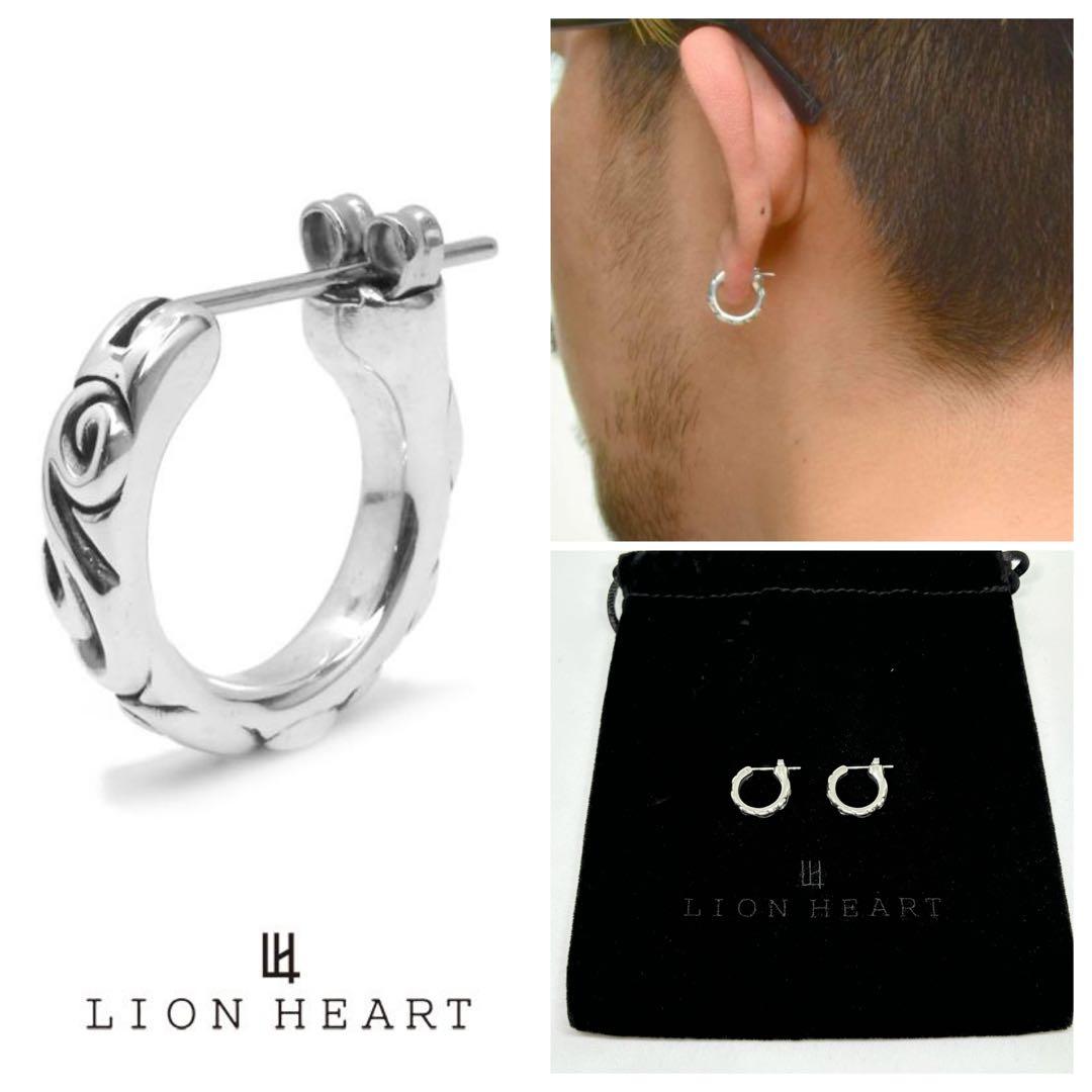 超美品 LH HOWL クロッシングピアス タテガミスクロール シルバー925