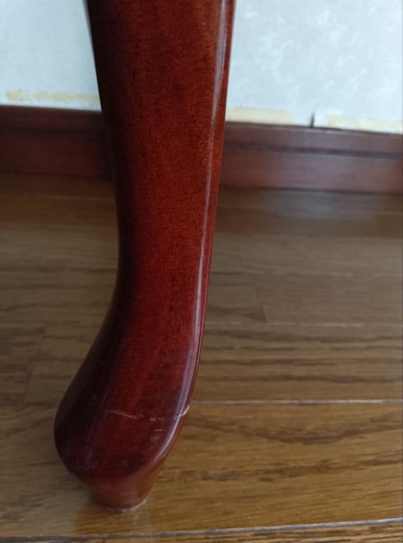 ディスカチャーチ 中古ピアノ椅子 猫脚 赤茶色