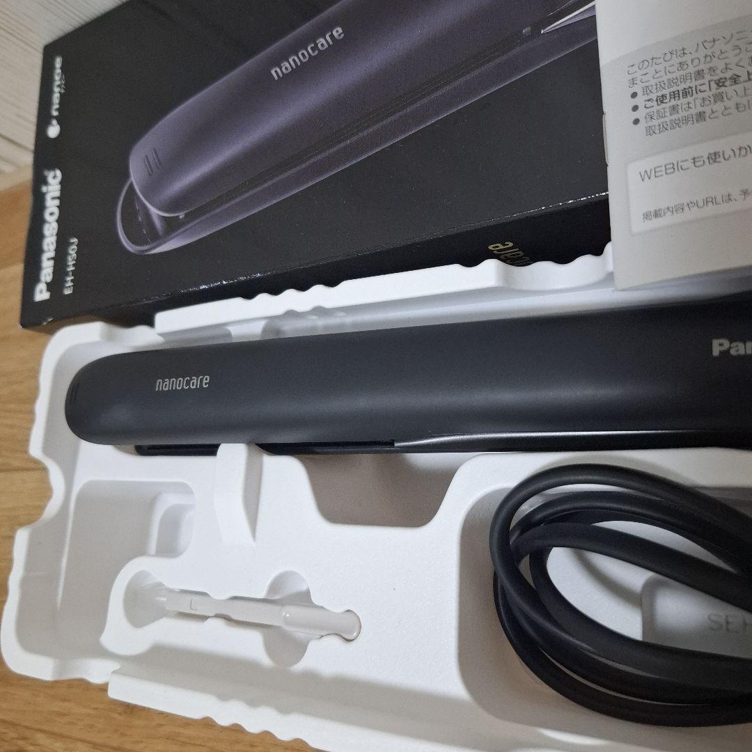 Panasonic ストレートアイロン 黒 EH-HS0J-K