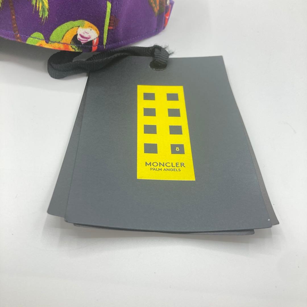【新品タグ付】MONCLER × Palm Angelsキャップ 帽子 紫