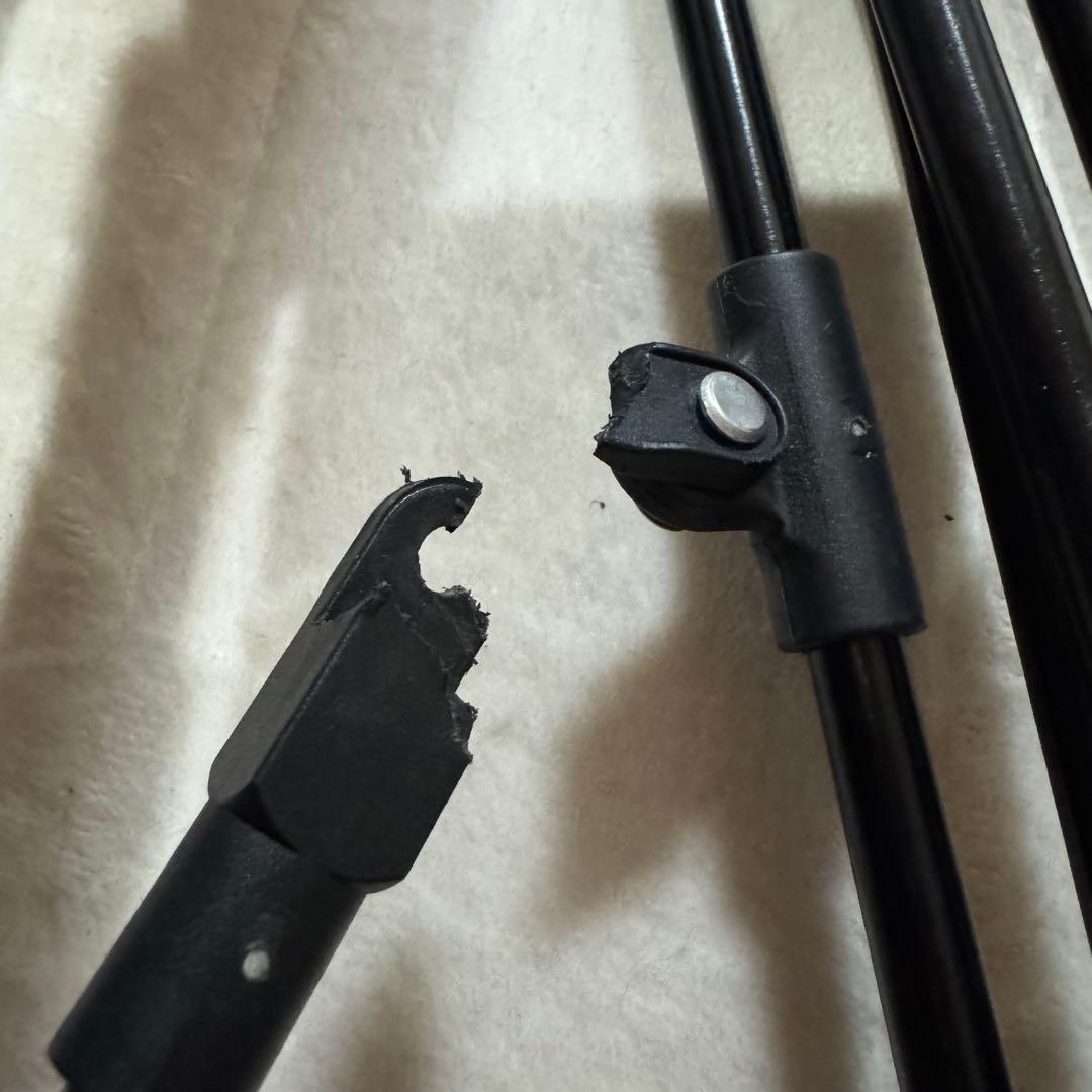 「骨組み破損」DODライダーズバイクインテント　 ワンタッチ 大きな前室