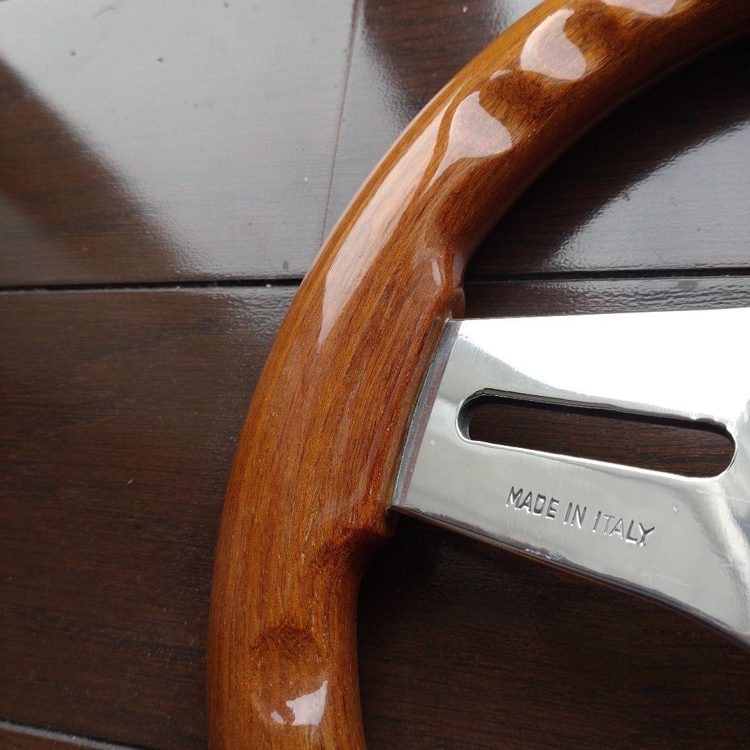 希少　BRT ステアリング　28.5パイ　長穴　小径　ウッド　oba