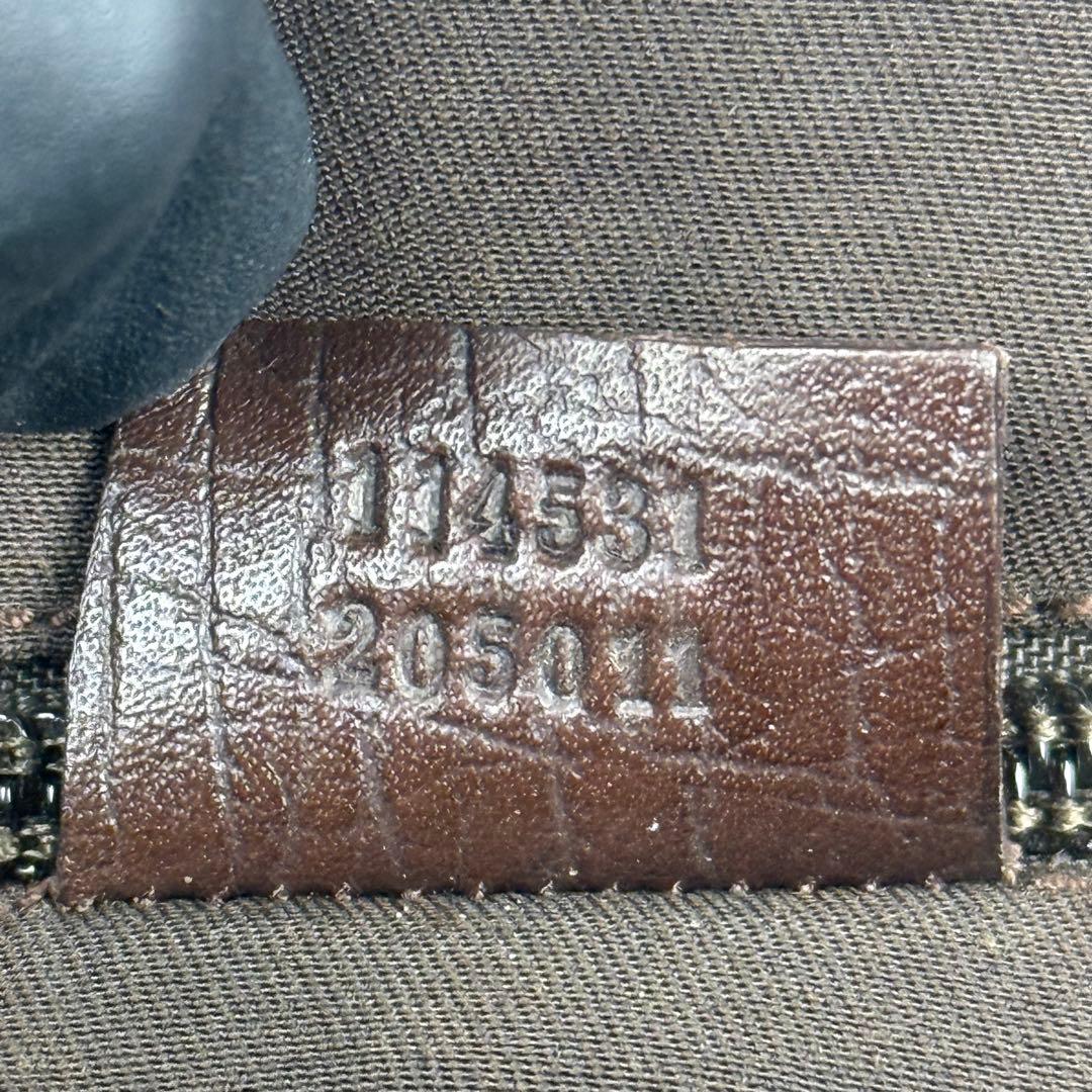 【美品】GUCCI グッチ GGスプリーム ショルダーバッグ PVCレザー