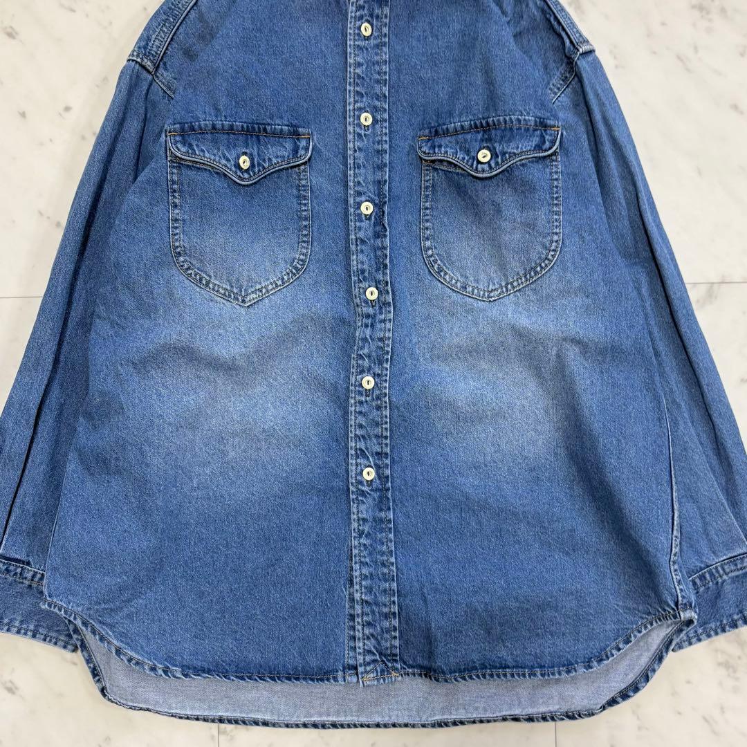 美品♪スローブイエナ　LE DENIM BDUシャツ　デニムシャツ　ゆったり