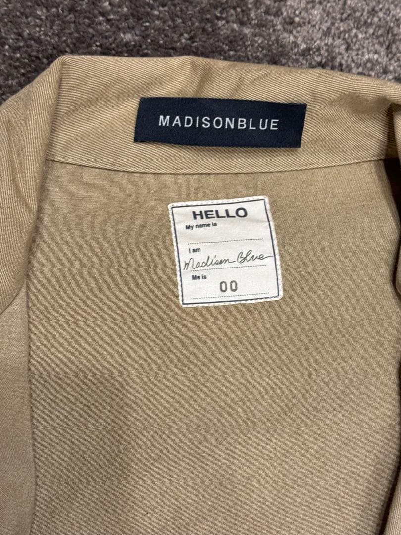 【美品】MADISONBLUE ベージュ ジップアップジャケット