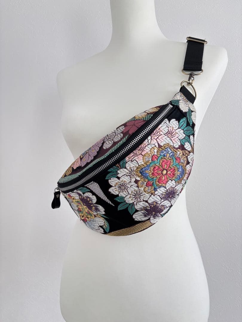 帯リメイク スリングバッグ｜ボディバッグ・クロスボディ｜一点物