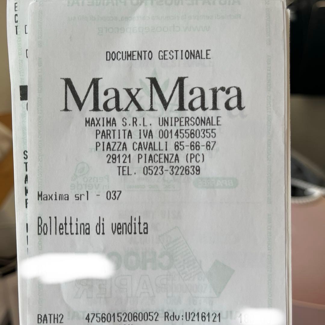 マックスマーラ ブローチ MaxMara ゴールド×レッド ビジュー
