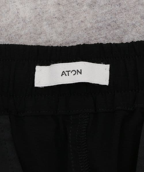 ATON エイトン　STRETCH NYLON WIDE EASY SHORTS