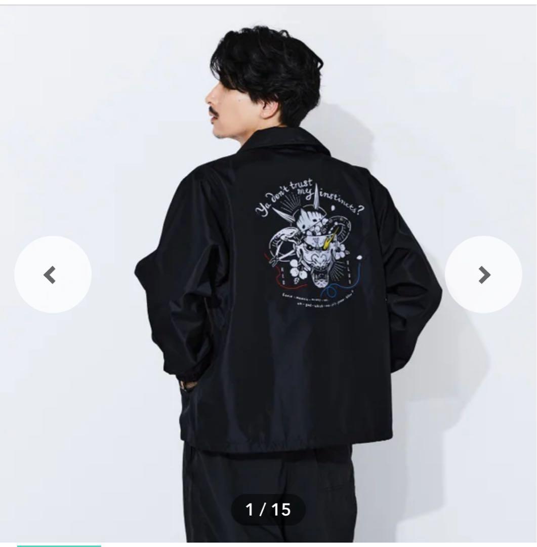 真島吾朗　龍が如く SuperGroupies コーチジャケット XL