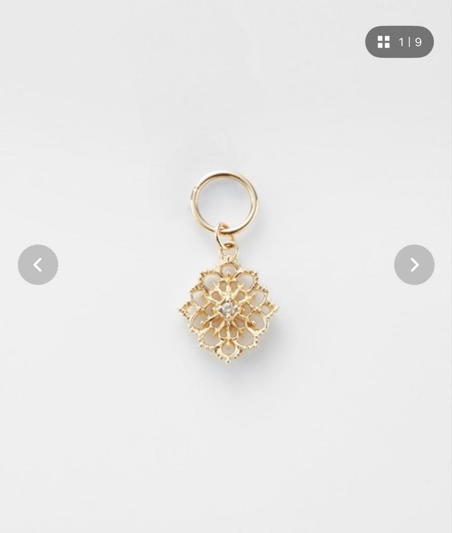 NOJESS Tiny Charm K10ダイヤモンドチャーム