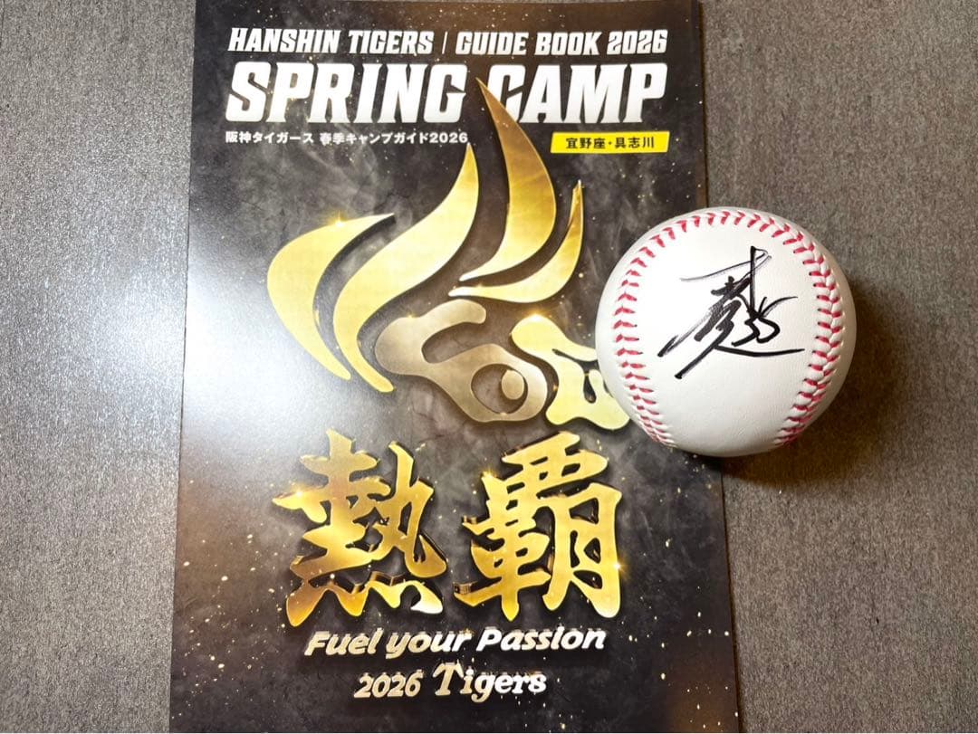 阪神タイガース 才木浩人 直筆サインボール 2026沖縄キャンプ限定球