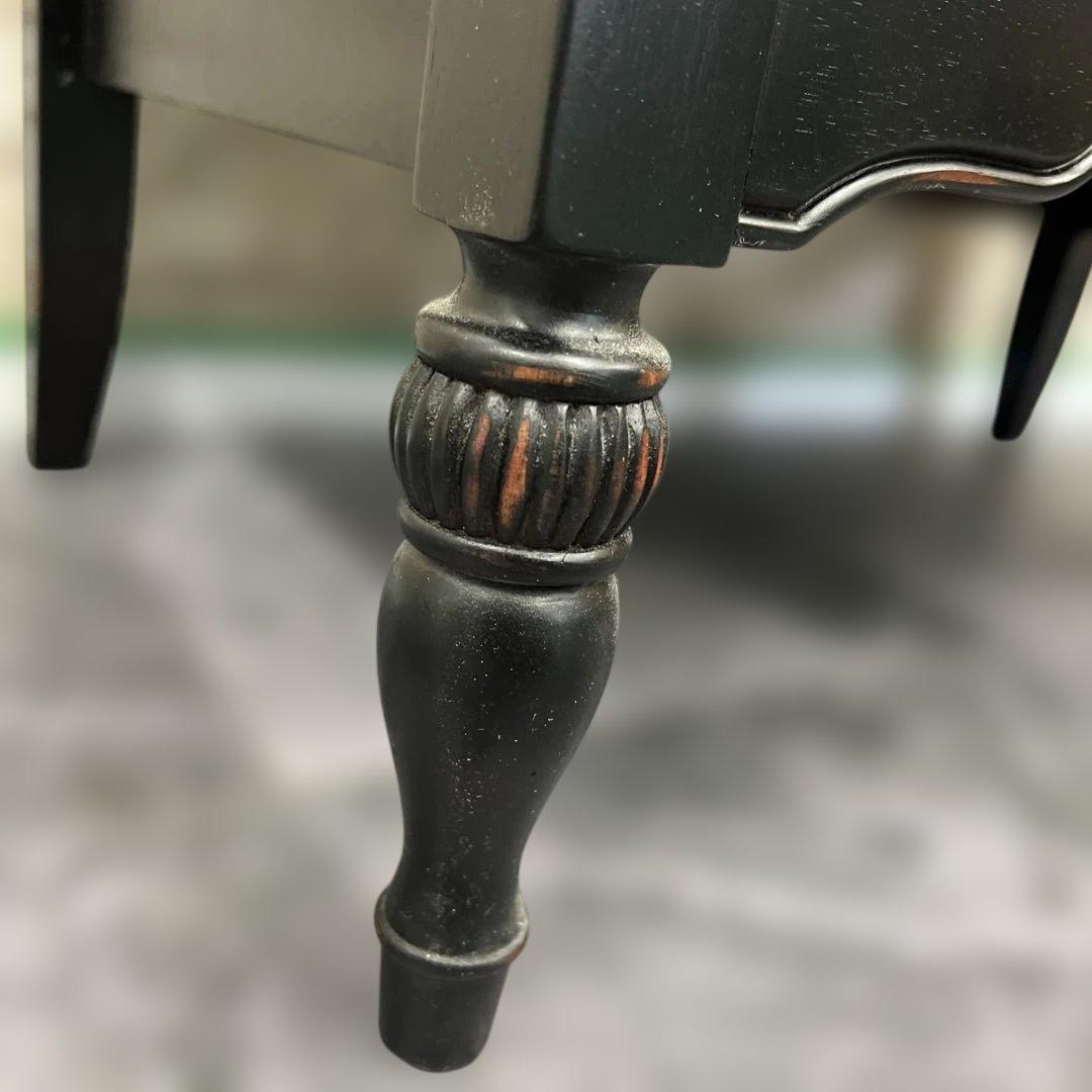 東海家具　TOKAIKAGU チェスト　ノワール70-4 アンバーブラック