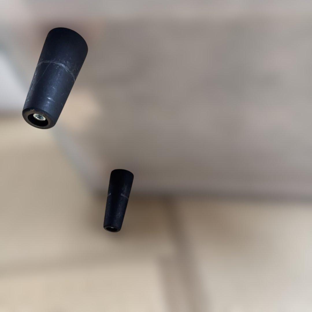 ニトリ　スツール　オットマン　ターコイズブルー色