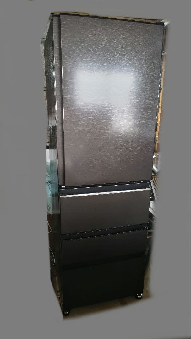 三菱 4ドア冷蔵庫 403L 2024年製 MR-N40J-T 真ん中野菜室