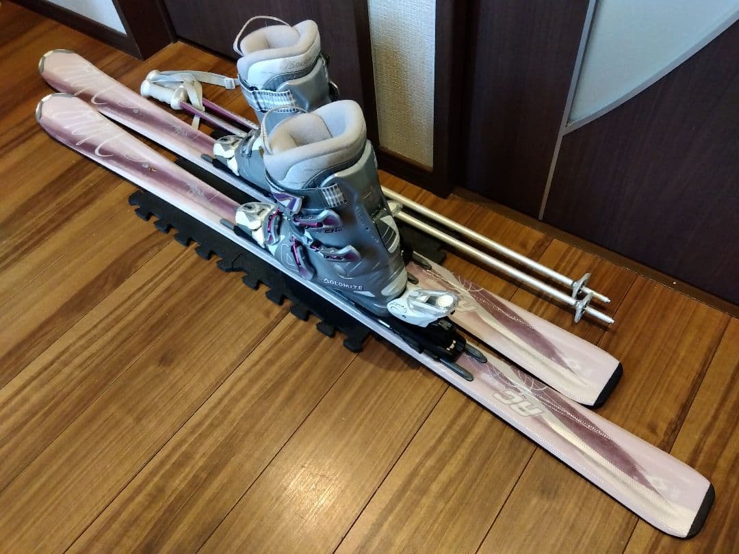 超美品【ハイエンド】VOLKL レディース スキーセット メンテ・WAX済み✔