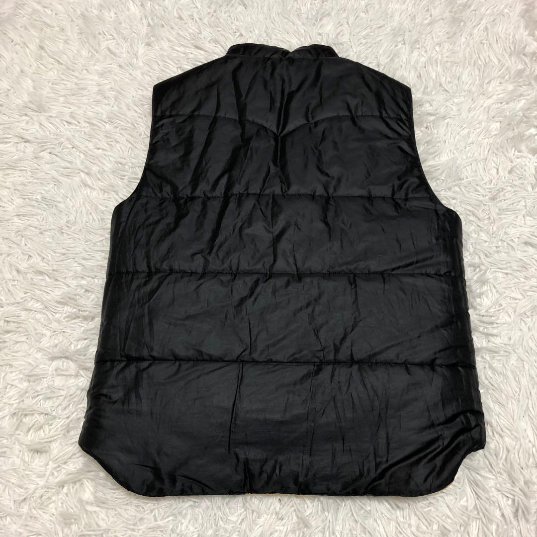 neighborhood ベスト　チェッカー　イエロー×ブラック　リバーシブル