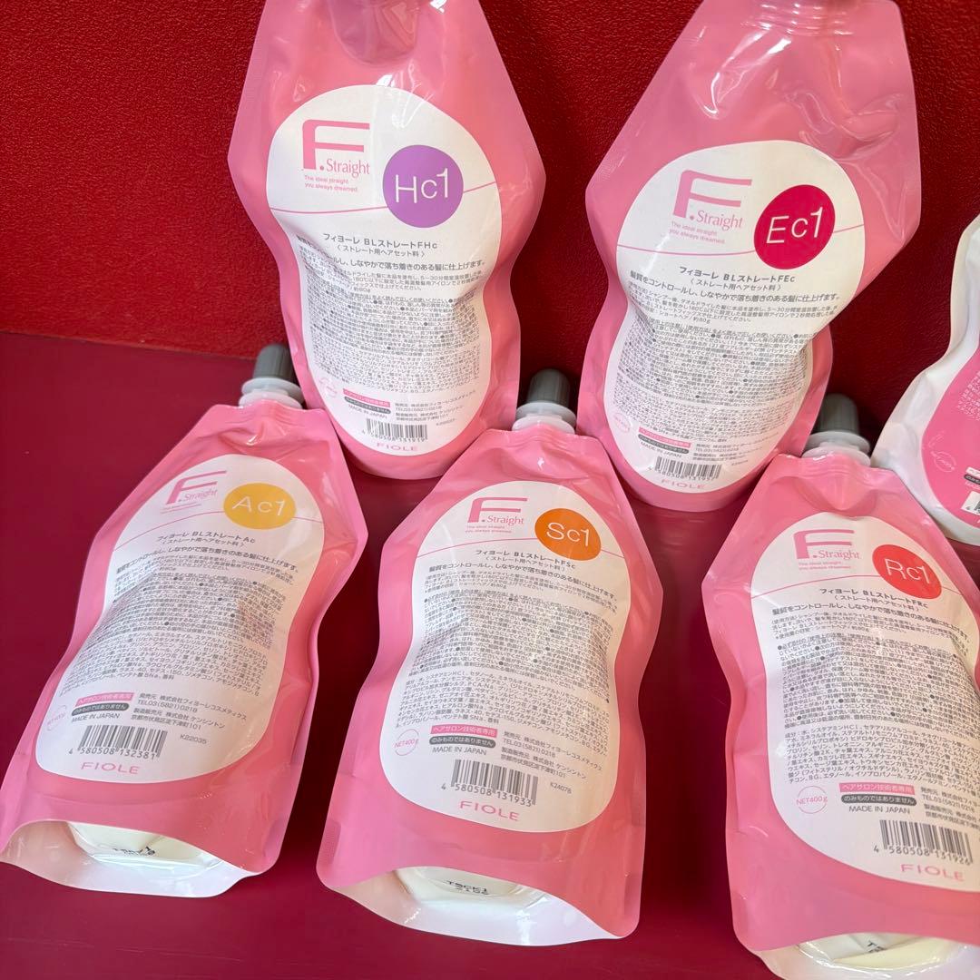 FIOLE フィヨーレBLストレート(縮毛矯正剤) セット 8種！早い者勝ち❗️