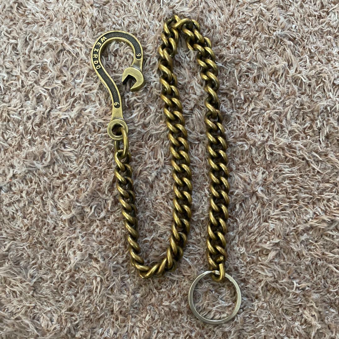 WEIRDO ブロンズ ウォレットチェーン