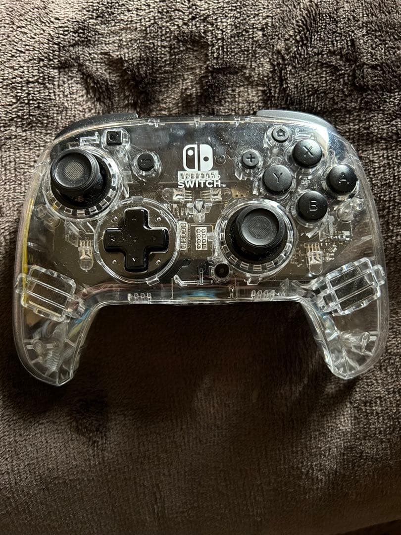 Nintendo Switch プロコントローラー　ワイヤレス　クリア