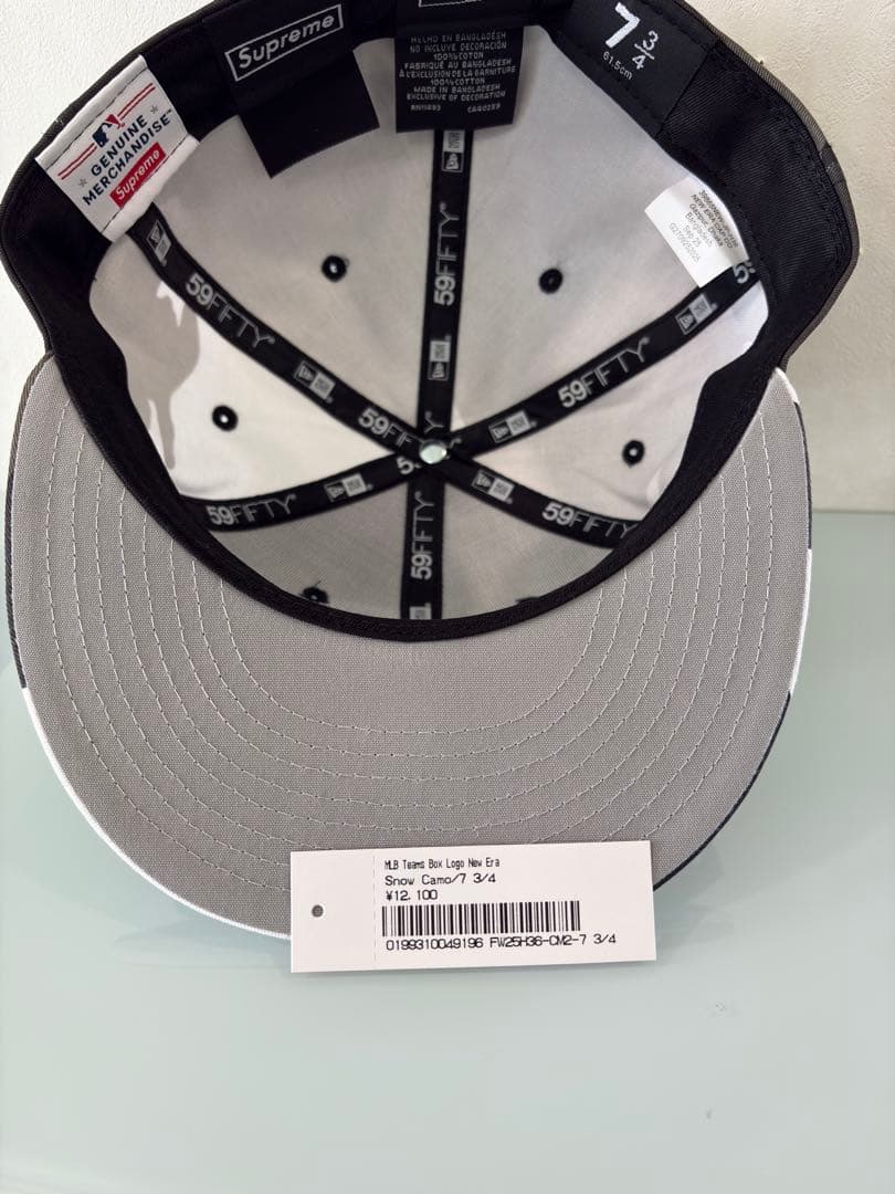 【25FW】Supreme MLB ヤンキース スノーカモ 7 3/4 Size