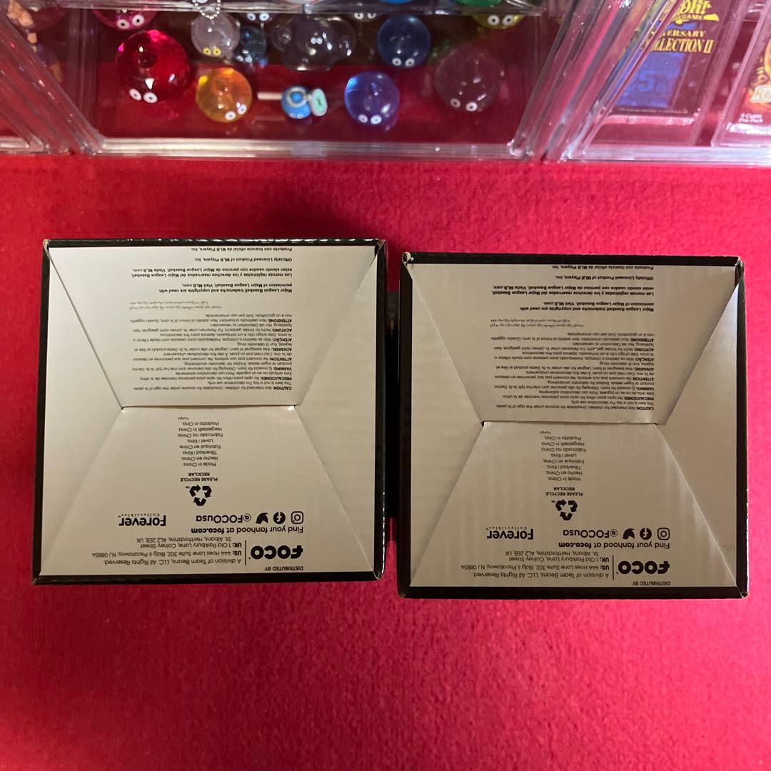 ミニボブルヘッド大谷翔平選手、FOCO製 ゴールド＆シルバー 、日米ユニフォーム