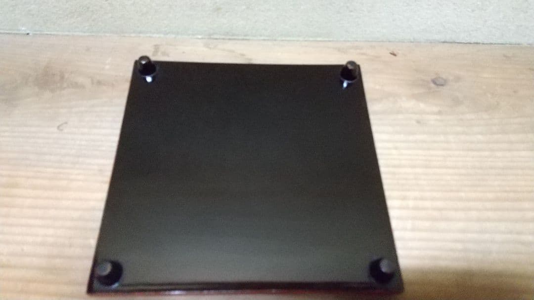 骨董 朱塗の小ぶりな脚付きお膳 8膳 とても可愛い！