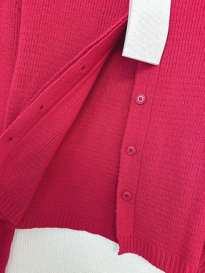 完売品✨タグ付ohotoro Hidden Crop Cardigan red