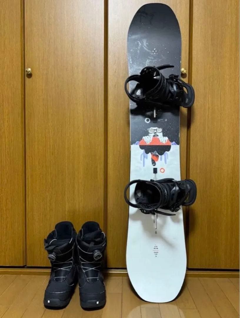 Burton スノーボード　ビンディング　ブーツ　ケース4点セット バートン 板