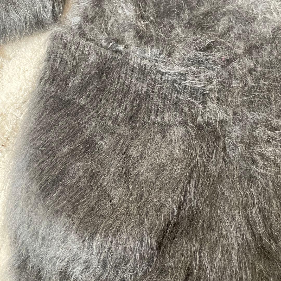 BLAMINK ダークグレー カーディガン 38