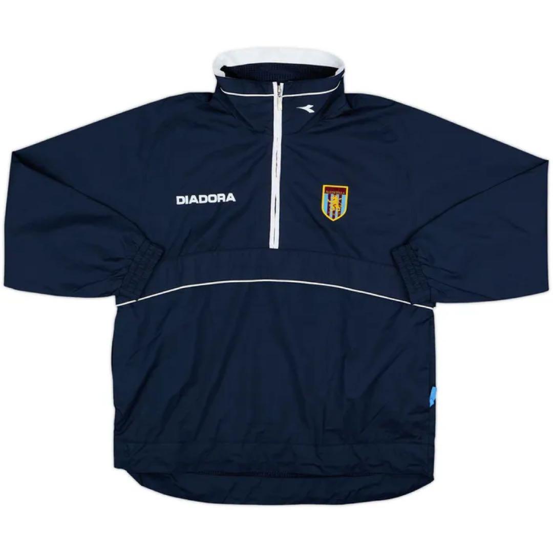 ジャケット・アウター Aston Villa Diadora 1/4 Zip Drill Top