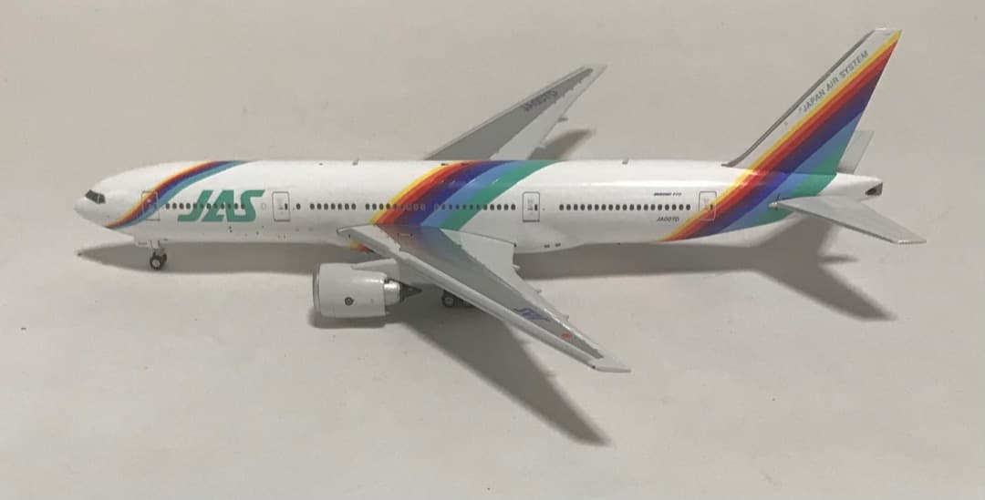 航空機・ヘリコプター JAS B777-200 JA007D Rainbow